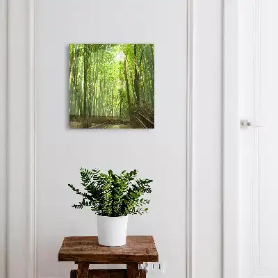 Designová skříňka na klíče Bambusová stezka