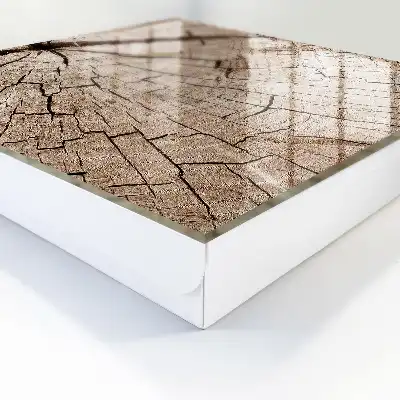 Designová skříňka na klíče Dřevěné letokruhy