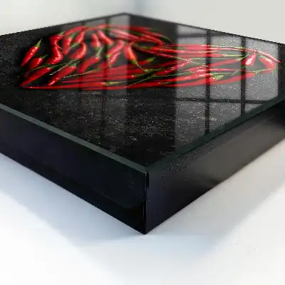 Designová skříňka na klíče Paprikové srdce