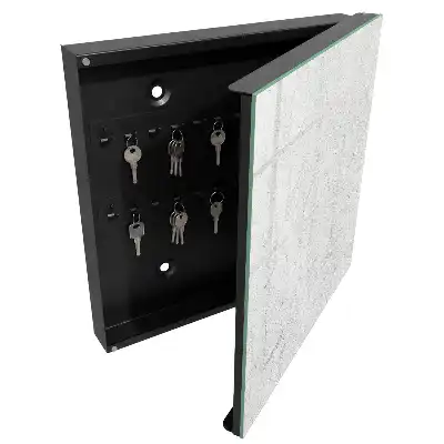 Designová skříňka na klíče Jemný kámen