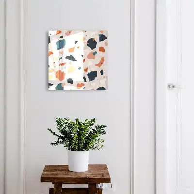 Designová skříňka na klíče Barevný chaos