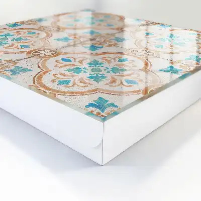 Designová skříňka na klíče Dlaždicový vzor