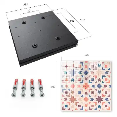 Skříňka na klíče Geometrický vzor