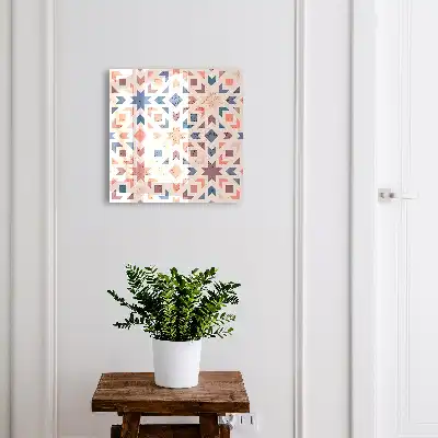 Skříňka na klíče Geometrický vzor