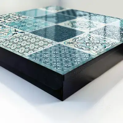 Designová skříňka na klíče Retro mozaika