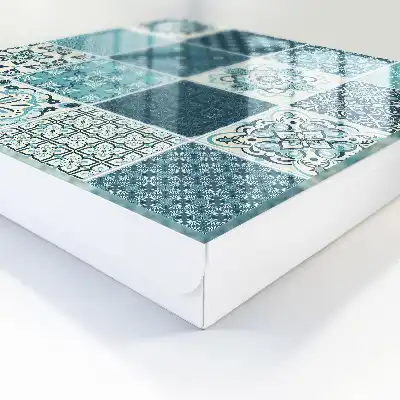 Designová skříňka na klíče Retro mozaika