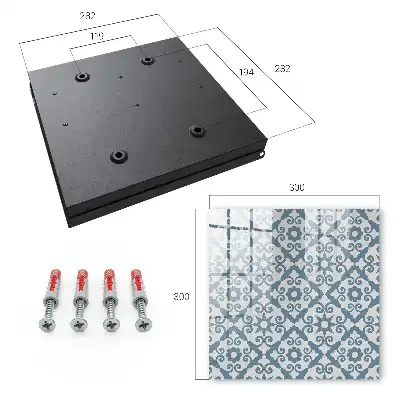 Designová skříňka na klíče Geometrická elegance