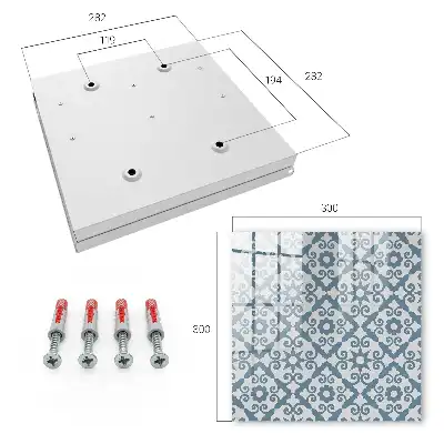Designová skříňka na klíče Geometrická elegance