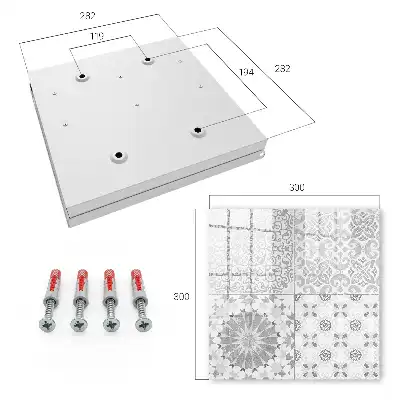 Designová skříňka na klíče Geometrické vzory