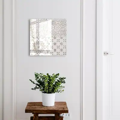 Designová skříňka na klíče Geometrické vzory