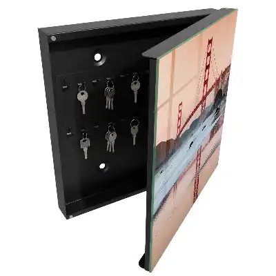 Designová skříňka na klíče Západ slunce