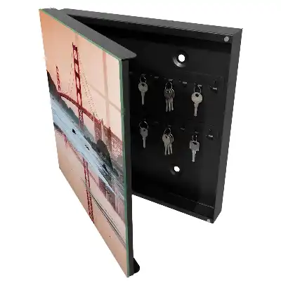 Designová skříňka na klíče Západ slunce