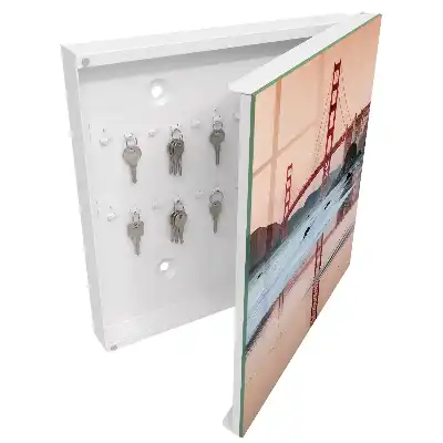 Designová skříňka na klíče Západ slunce
