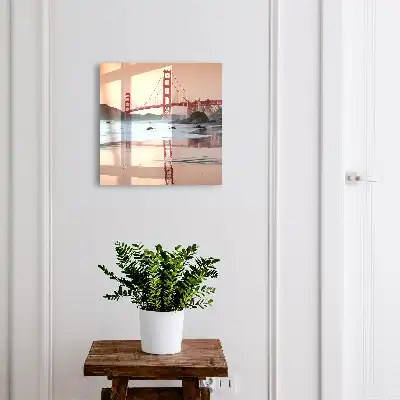 Designová skříňka na klíče Západ slunce