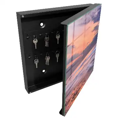 Designová skříňka na klíče Západ slunce