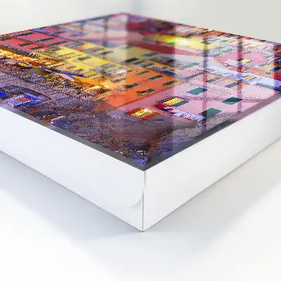 Designová skříňka na klíče Barvy města