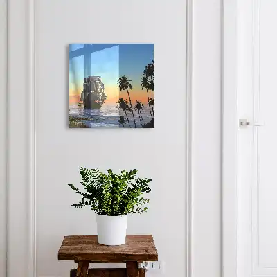 Krabička na klíče Mořská plachetnice