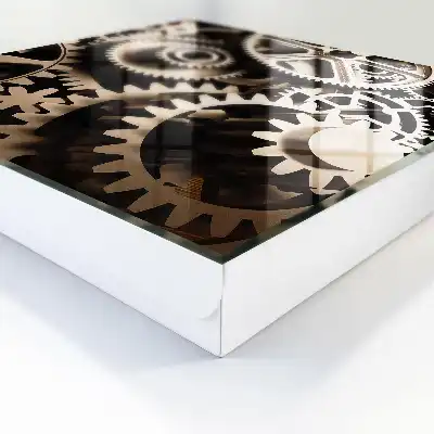 Designová skříňka na klíče Mechanická symbióza