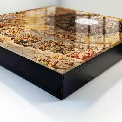 Designová skříňka na klíče Náboženské fresky