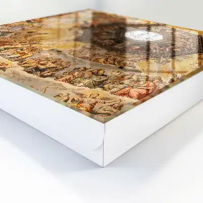 Designová skříňka na klíče Náboženské fresky