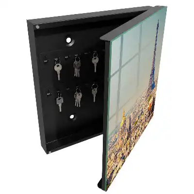 Designová skříňka na klíče Městská krajina