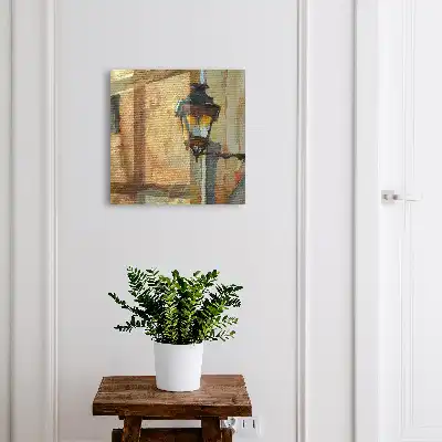 Designová skříňka na klíče Retro lampa