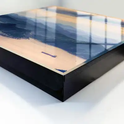 Designová skříňka na klíče Horská krajina