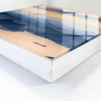 Designová skříňka na klíče Horská krajina