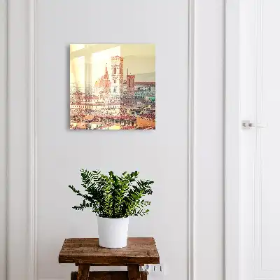 Designová skříňka na klíče Městská elegance