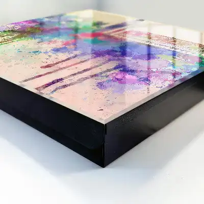 Designová skříňka na klíče Městský akvarel