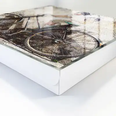 Designová skříňka na klíče Děti a kolo