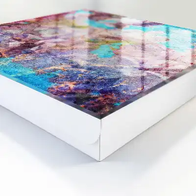 Designová skříňka na klíče Barevné květiny