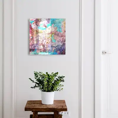 Designová skříňka na klíče Barevné květiny