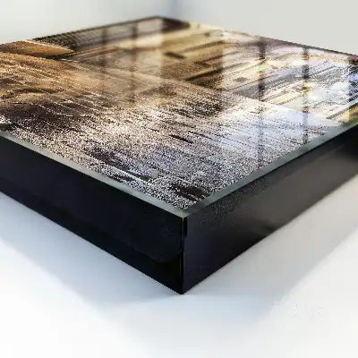 Designová skříňka na klíče Noční ulička