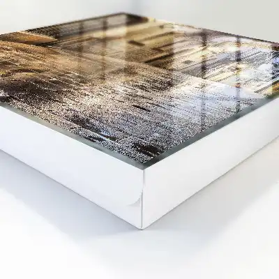 Designová skříňka na klíče Noční ulička