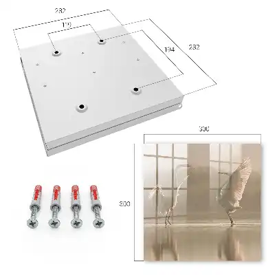 Designová skříňka na klíče Ptačí tanec