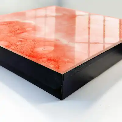 Skříňka na klíče Oranžová abstrakce