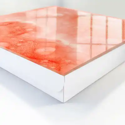 Skříňka na klíče Oranžová abstrakce