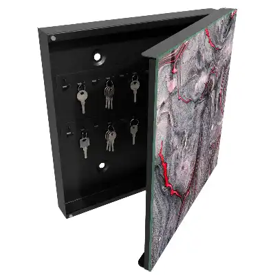 Designová skříňka na klíče Výrazná abstrakce