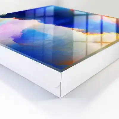 Designová skříňka na klíče Barevný výbuch