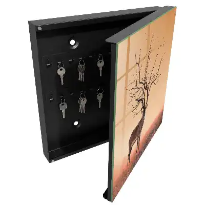 Skříňka na klíče Magický jelen