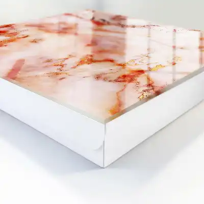 Designová skříňka na klíče Mramorový vzor