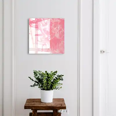 Designová skříňka na klíče Růžový vánek