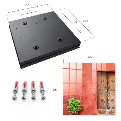 Designová skříňka na klíče Červená fasáda