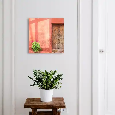 Designová skříňka na klíče Červená fasáda