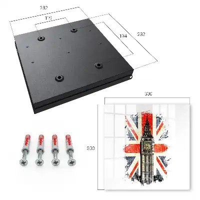 Krabička na klíče Britský symbol