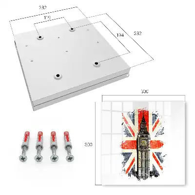 Krabička na klíče Britský symbol