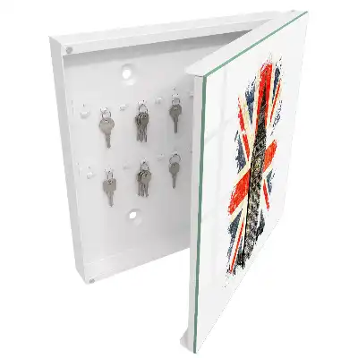Krabička na klíče Britský symbol