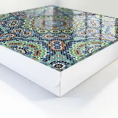 Designová skříňka na klíče Barevná mozaika