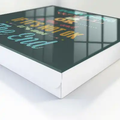 Designová skříňka na klíče Pozitivní vzkaz